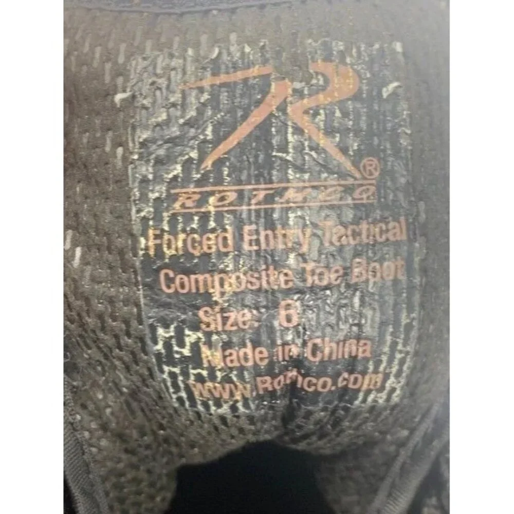 Rothco Men's Forced Entry 6-Inch‎ Security Boot Size 6